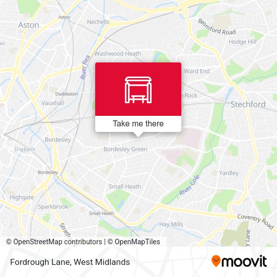 Fordrough Lane map