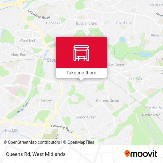 Queens Rd map