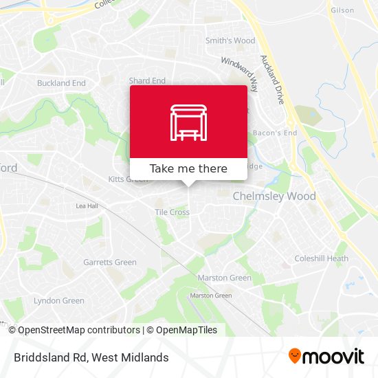 Briddsland Rd map