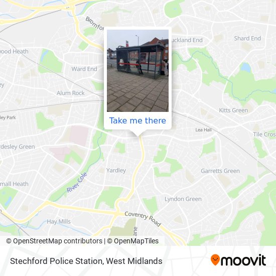 Stechford Police Station map