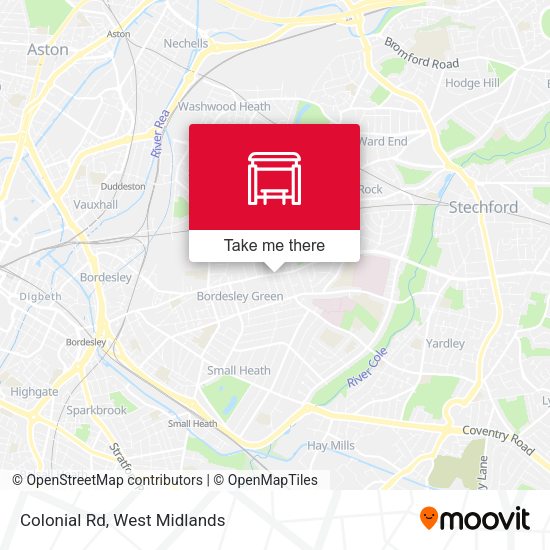 Colonial Rd map
