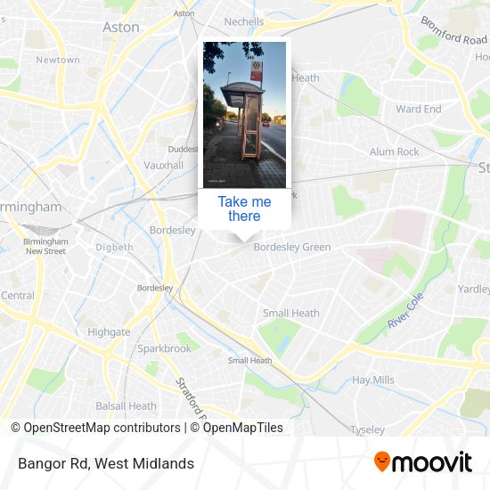 Bangor Rd map
