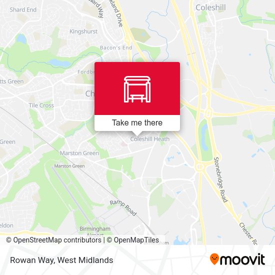 Rowan Way map