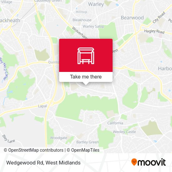 Wedgewood Rd map