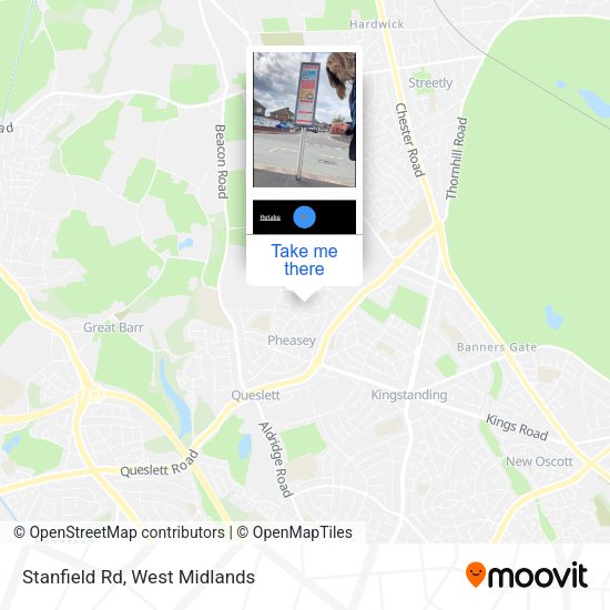 Stanfield Rd map