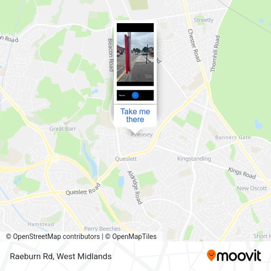 Raeburn Rd map