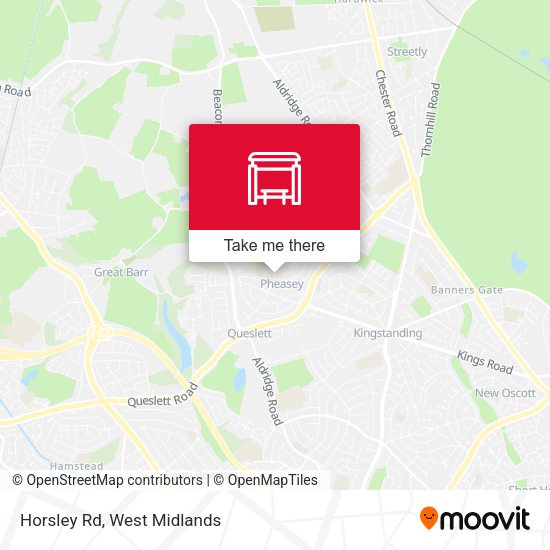 Horsley Rd map