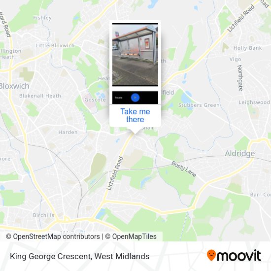 King George Crescent map