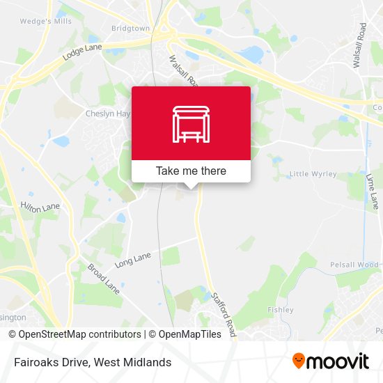 Fairoaks Drive map