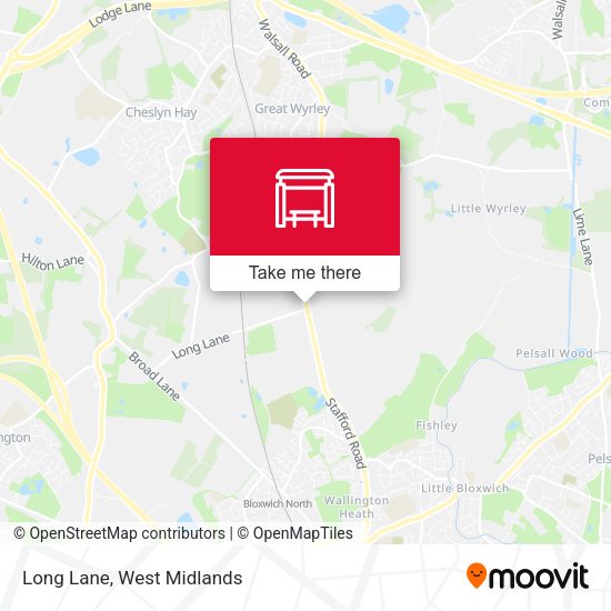 Long Lane map
