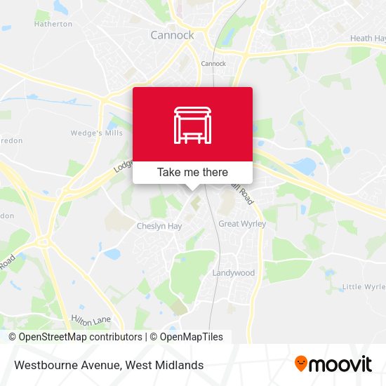 Westbourne Avenue map