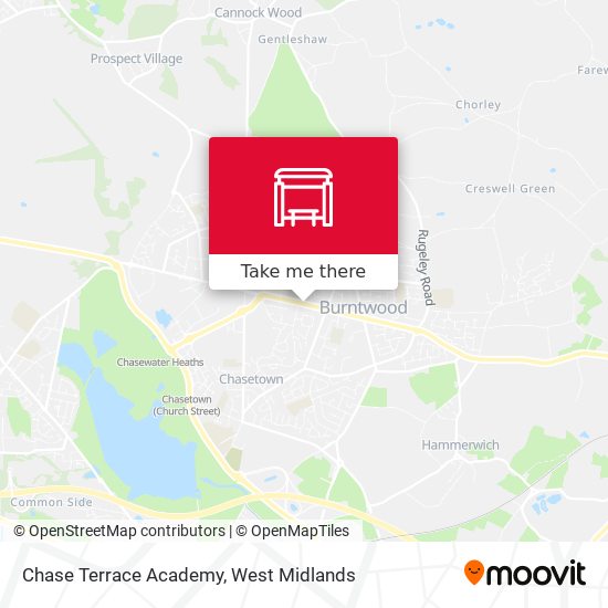 Chase Terrace Academy map