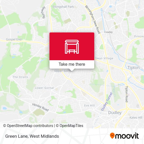 Green Lane map