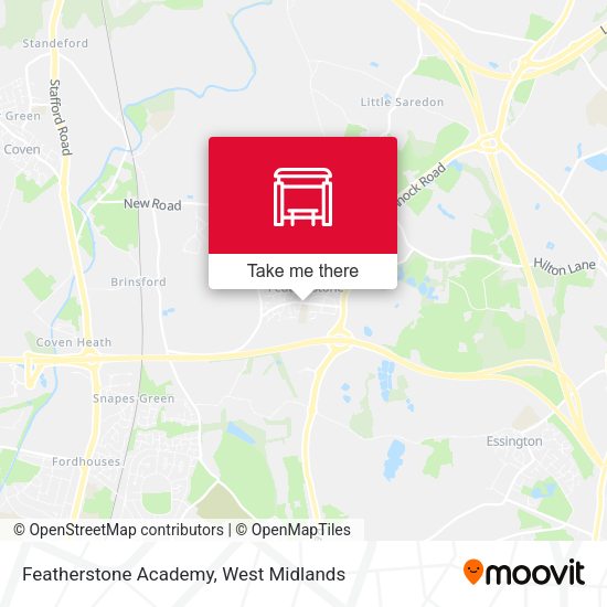 Featherstone Academy map