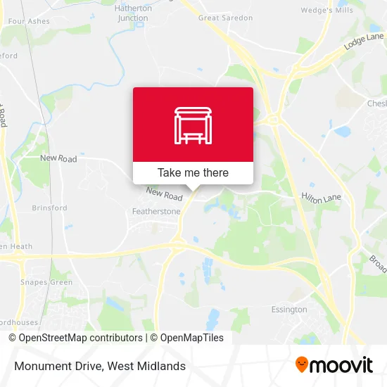 Monument Drive map