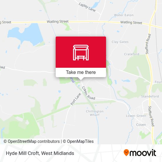 Hyde Mill Croft map