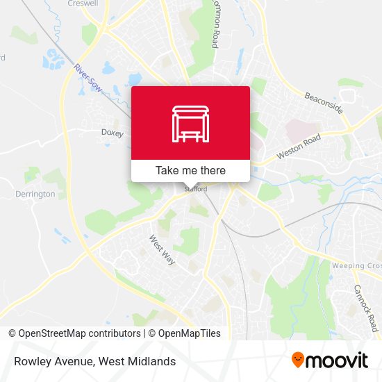 Rowley Avenue map