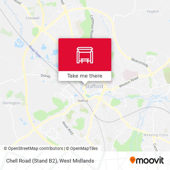 Chell Road (Stand B2) map