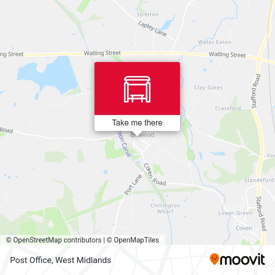 Post Office map