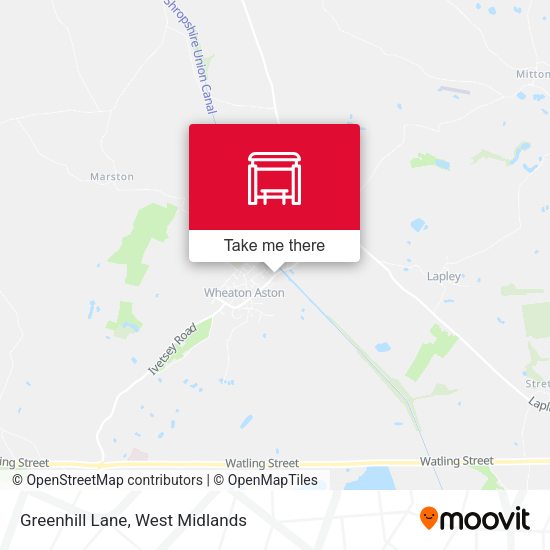 Greenhill Lane map