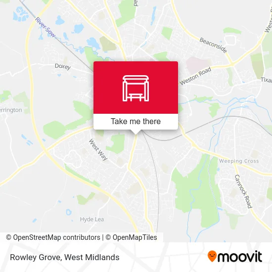 Rowley Grove map
