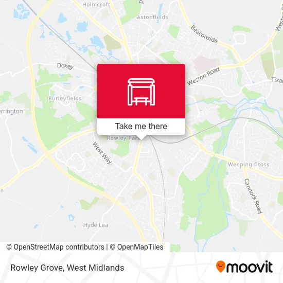 Rowley Grove map