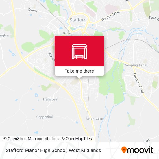 Stafford Manor High School map