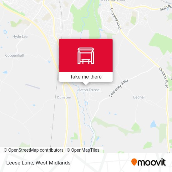 Leese Lane map