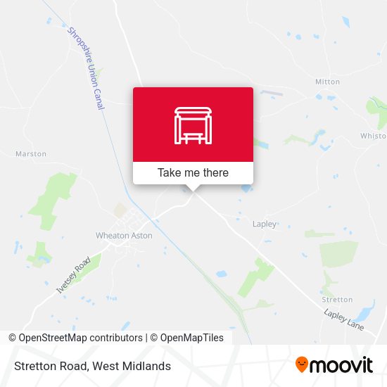 Stretton Road map