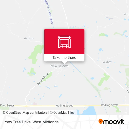 Yew Tree Drive map