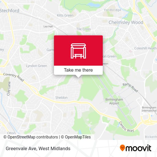 Greenvale Ave map