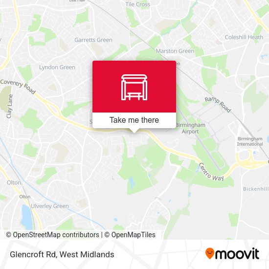 Glencroft Rd map
