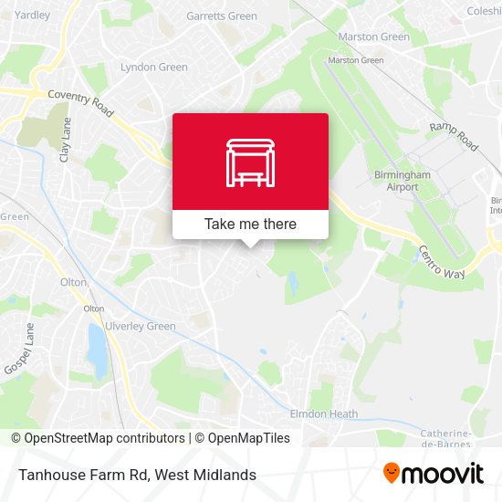 Tanhouse Farm Rd map