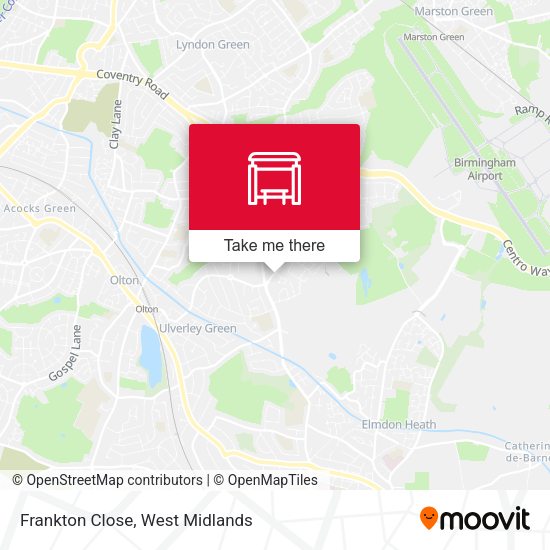 Frankton Close map