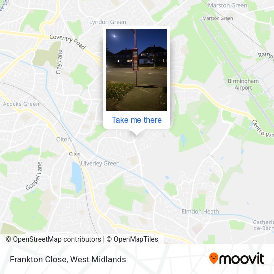 Frankton Close map