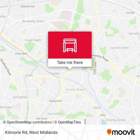 Kilmorie Rd map