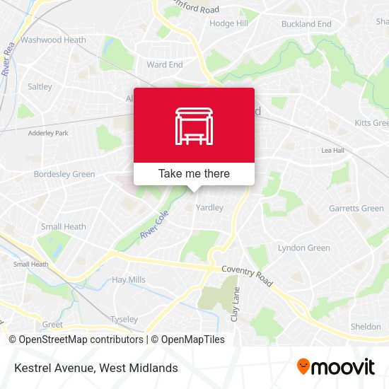 Kestrel Avenue map