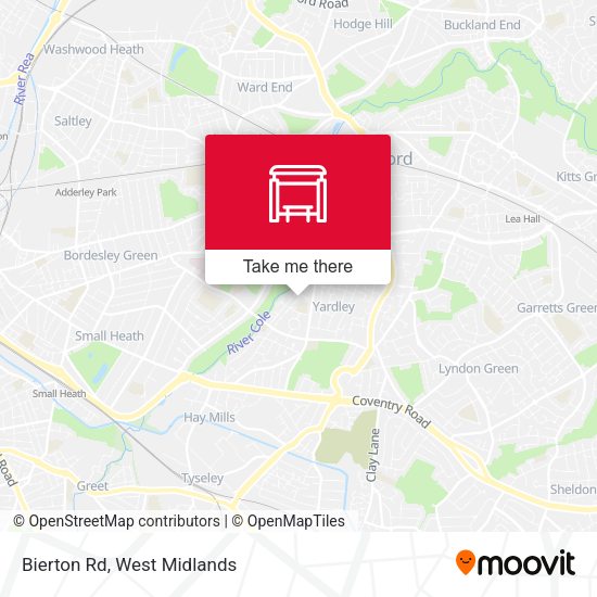 Bierton Rd map