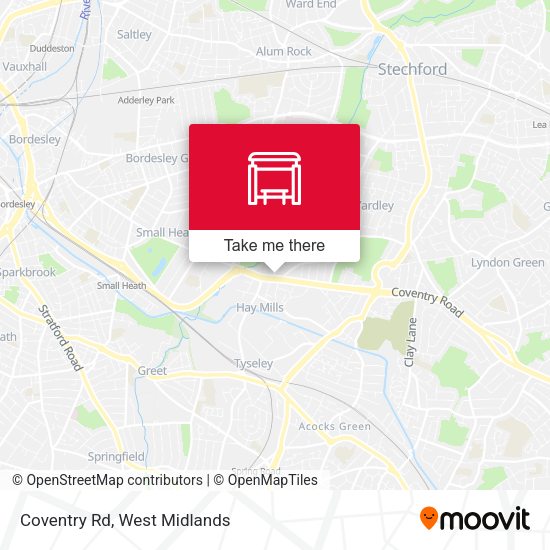 Coventry Rd map