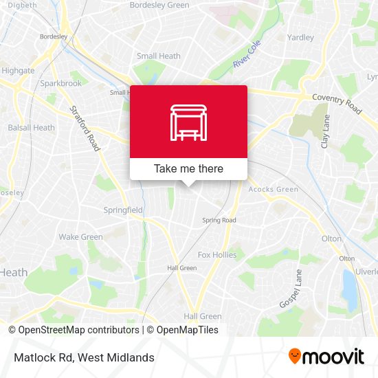 Matlock Rd map