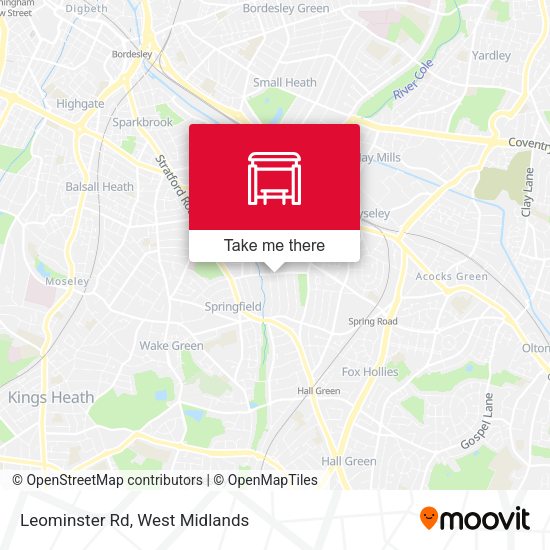 Leominster Rd map