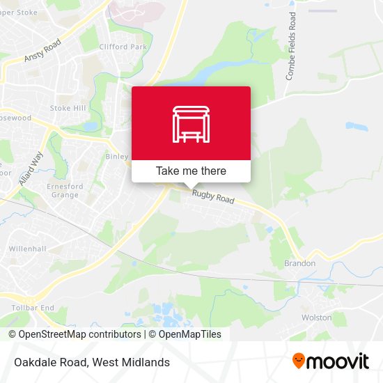 Oakdale Road map