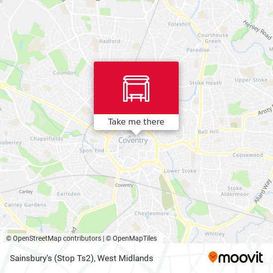 Sainsbury's (Stop Ts2) map