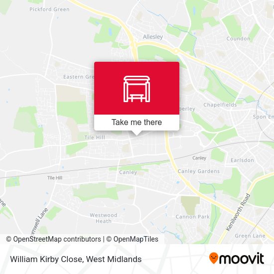 William Kirby Close map