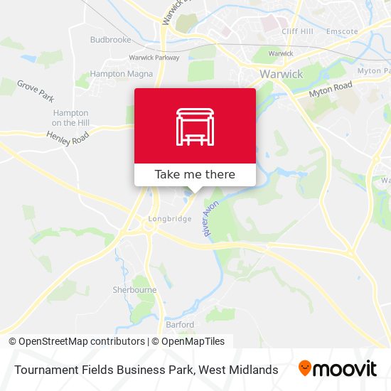 Tournament Fields Business Park map