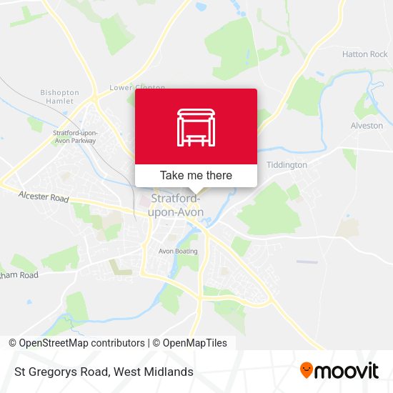 St Gregorys Road map