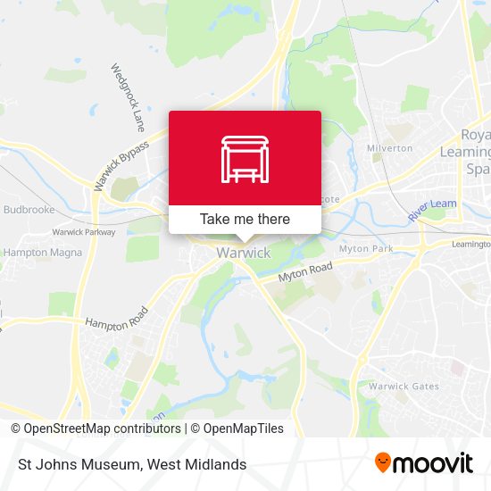 St Johns Museum map