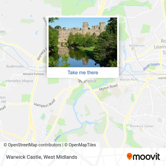 Warwick Castle map
