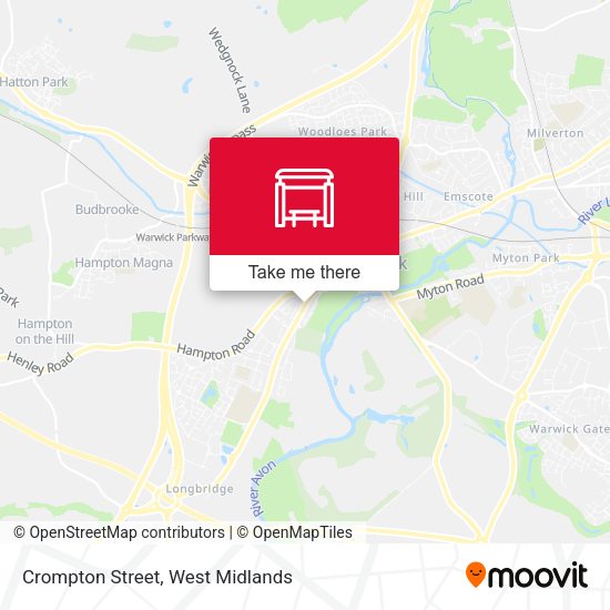 Crompton Street map