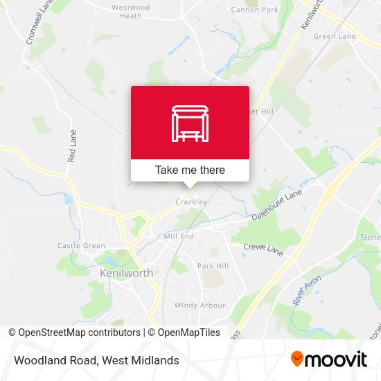 Woodland Road map